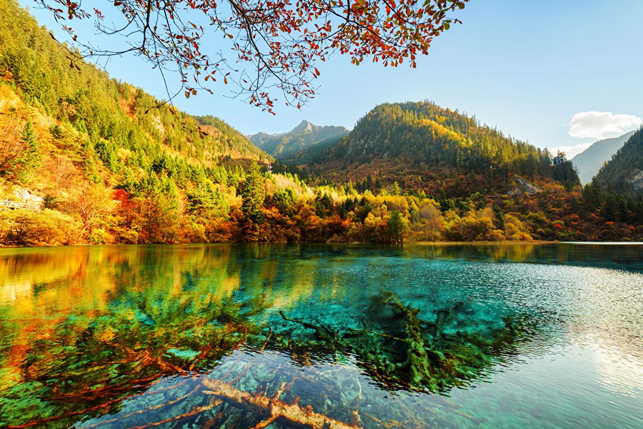 Jiuzhaigou_park_China_Parks_Mountains_Autumn_Lake_532031_1280x854